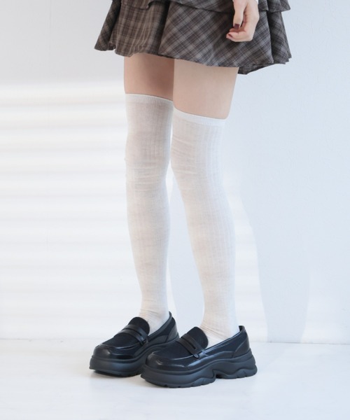 VIVIAN（ヴィヴィアン）の「厚底メッシュスニーカーローファー（ローファー・レディース・ブラウン/ブラック・LL/L/M/S）」の8枚目の写真