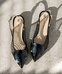 inter-chaussures | 【WEB先行予約】【FABIO RUSCONI】異素材コンビポインテッドバックバンド(F61316)(パンプス)