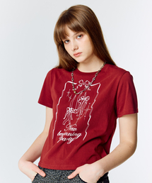 L15 PARTY INVITATION T-SHIRT(WINE)