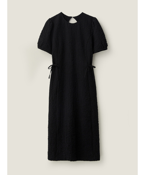 BEMUSE MANSION(ビミューズマンション)の「Back point cut out dress - Black(ワンピース・レディース・ブラック・FREE)」の5枚目の写真
