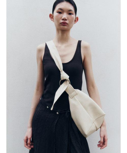 ラージノートボートバッグ - クリーム