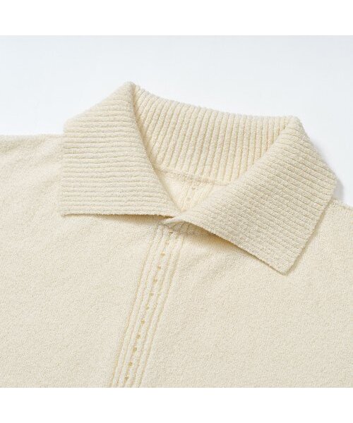 EDWARDMAX(エドワードマックス)の「ブクルサマーコットンカラーニット(ニット/セーター・レディース・その他・L/M/XL)」の3枚目の写真