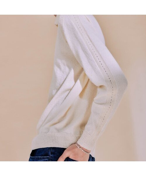 EDWARDMAX(エドワードマックス)の「ブクルサマーコットンカラーニット(ニット/セーター・レディース・その他・L/M/XL)」の8枚目の写真