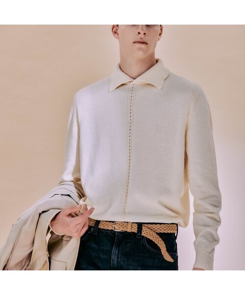 EDWARDMAX(エドワードマックス)の「ブクルサマーコットンカラーニット(ニット/セーター・レディース・その他・L/M/XL)」の9枚目の写真