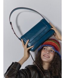 MAISON CREME（メゾンクレム）の「Red Crust Baguette bag_Turquoise（メッセンジャーバッグ）」