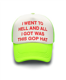 GRAM OUNCE POUND（グラムオンスポンド）の「Hell Trucker Cap_Fluorescent Yellow（キャップ）」