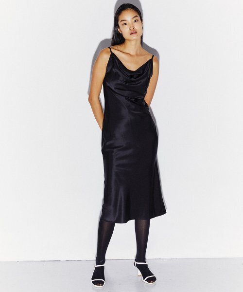 KIMDOH(キムド)の「DREYPE COWL DRESS BLACK(ワンピース・レディース・その他・FREE)」の1枚目の写真