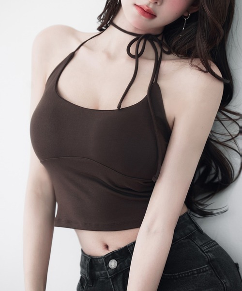 バックデザイン カップ付きキャミソール（キャミソール）｜VEILA