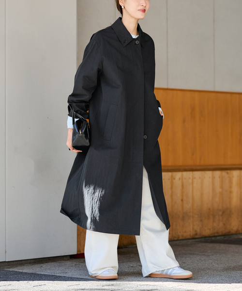 コットンナイロンステンコート（ステンカラーコート）｜FRAMeWORK