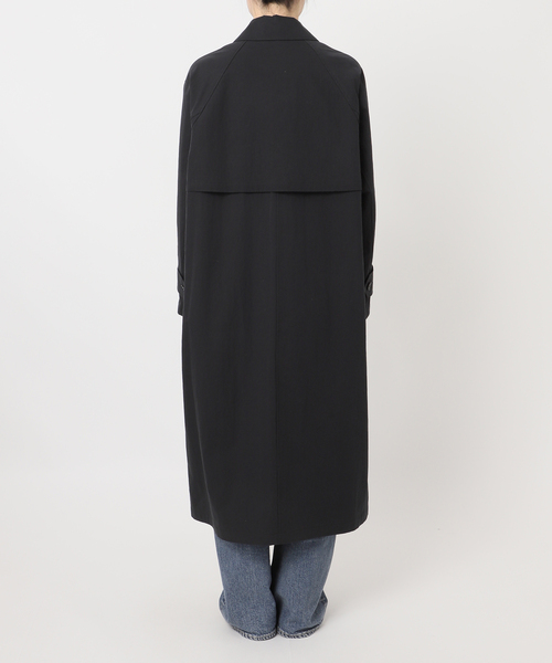 MAISON FLANEUR コットン ナイロン ステンカラーコート XL 44 楽天市場】コート ステンカラー メンズ レディース お尻隠れる 体型