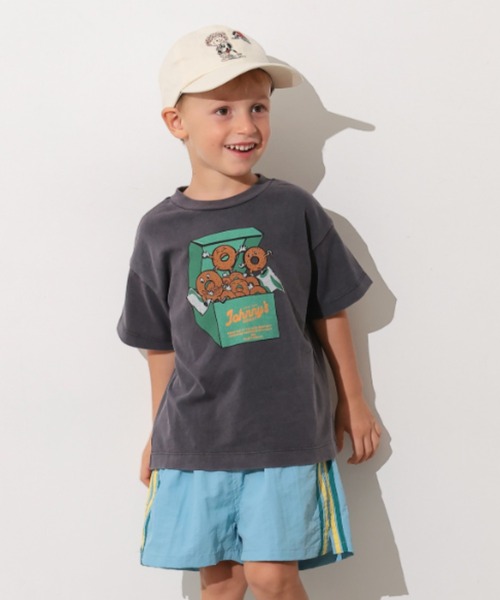 Ocean&Ground(オーシャン&グラウンド)の「ヴィンテージフェードTシャツ(Tシャツ/カットソー・キッズ・ブルー/ブラック/ホワイト/イエロー・100/110/120/130/140/90)」の3枚目の写真