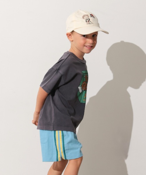 Ocean&Ground(オーシャン&グラウンド)の「ヴィンテージフェードTシャツ(Tシャツ/カットソー・キッズ・ブルー/ブラック/ホワイト/イエロー・100/110/120/130/140/90)」の5枚目の写真