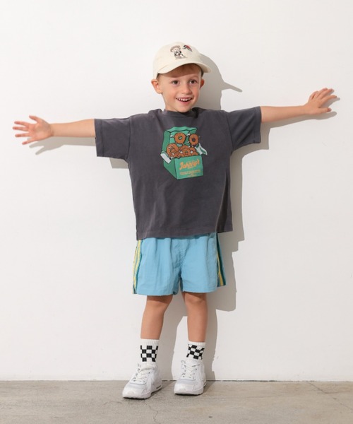 Ocean&Ground(オーシャン&グラウンド)の「ヴィンテージフェードTシャツ(Tシャツ/カットソー・キッズ・ブルー/ブラック/ホワイト/イエロー・100/110/120/130/140/90)」の9枚目の写真