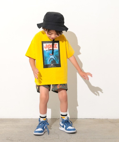 Ocean&Ground(オーシャン&グラウンド)の「ヴィンテージフェードTシャツ(Tシャツ/カットソー・キッズ・ブルー/ブラック/ホワイト/イエロー・100/110/120/130/140/90)」の13枚目の写真