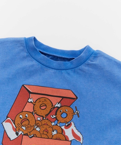 Ocean&Ground(オーシャン&グラウンド)の「ヴィンテージフェードTシャツ(Tシャツ/カットソー・キッズ・ブルー/ブラック/ホワイト/イエロー・100/110/120/130/140/90)」の22枚目の写真