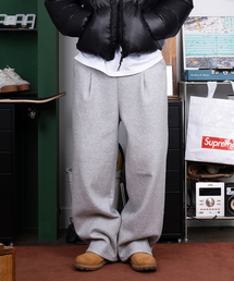 EXCURSE（エクスカース）の「デイリーワンタックワイドスウェットパンツ（裏起毛）メランジ（スウェットパンツ）」