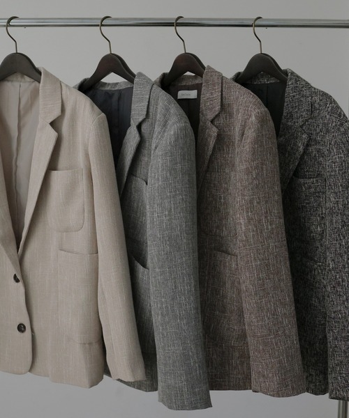 サマーツイードジャケット（テーラードジャケット）｜hellam（へラム