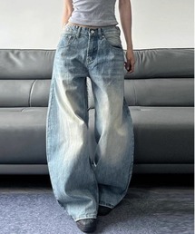 NEW GENTLEMAN（ニュージェントルマン）の「アイスブレイクデニム ワイドバギー バルーンパンツ（デニムパンツ）」