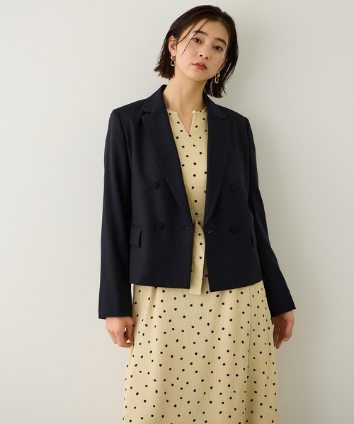 ROPE'（ロペ）の「ノンミュールジングウール テーラードジャケット/セットアップ対応（テーラードジャケット・レディース・ピンク/ライトグレー/ネイビー・38/36）」の20枚目の写真