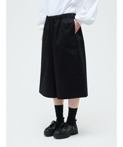 mizuiroind（ミズイロインド）の「mizuiro ind ハーフイージーパンツ（その他パンツ・レディース・ブラック/ベージュ/ネイビー/アイボリー・FREE）」の6枚目の写真