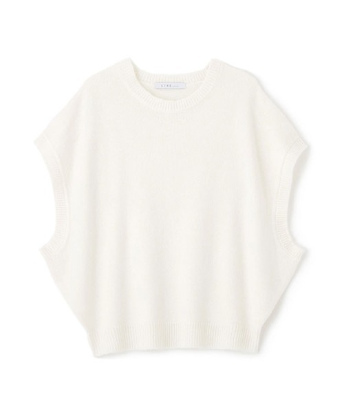 ETRE TOKYO（エトレトウキョウ）の「ウールカシミヤスリーブレスニットプルオーバー（ニット/セーター・レディース・オフホワイト/ブルー/キャメル・FREE）」の20枚目の写真