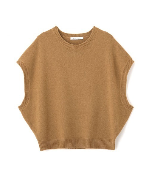 ETRE TOKYO（エトレトウキョウ）の「ウールカシミヤスリーブレスニットプルオーバー（ニット/セーター・レディース・オフホワイト/ブルー/キャメル・FREE）」の22枚目の写真