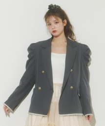 Olu. | パフスリーブレースジャケット(テーラードジャケット)