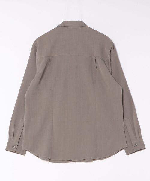 coca(coca)(コカ)の「ヘリンボーンリラックス長袖シャツ(シャツ/ブラウス・メンズ・グレイッシュベージュ/チャコール・L/M/XL)」の9枚目の写真