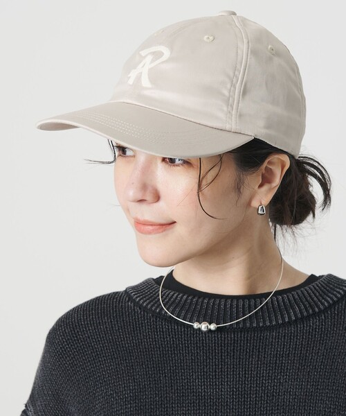 RACAL(ラカル)の「【別注】<RACAL>サテン ベースボールキャップ(キャップ・レディース・ダークブラウン/ナチュラル・FREE)」の7枚目の写真