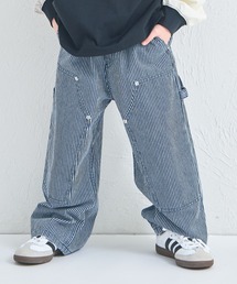 pairmanon（ペアマノン）の「ユニセックス タグ付き ダブルニーデニムパンツ（デニムパンツ）」