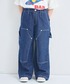 pairmanon（ペアマノン）の「ユニセックス タグ付き ダブルニーデニムパンツ（デニムパンツ・130）」