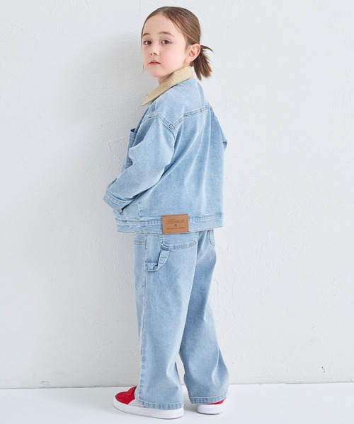 pairmanon（ペアマノン）の「ユニセックス タグ付き ダブルニーデニムパンツ（デニムパンツ・キッズ・ブルー系その他/インディゴブルー/ライトブルー・100/110/120/130/140/150/90）」の10枚目の写真
