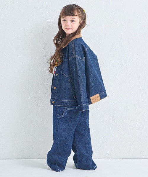 pairmanon（ペアマノン）の「ユニセックス タグ付き ダブルニーデニムパンツ（デニムパンツ・キッズ・ブルー系その他/インディゴブルー/ライトブルー・100/110/120/130/140/150/90）」の20枚目の写真