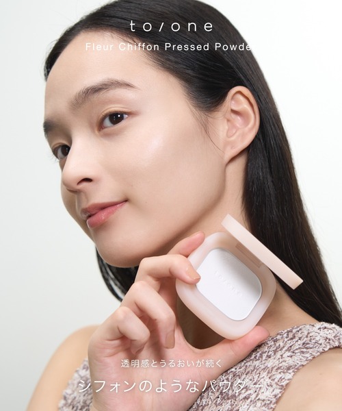 to/one（トーン）の「to/one(トーン) フルール シフォン プレスト パウダー 00番（フェイスパウダー・レディース・ホワイト・FREE）」の10枚目の写真