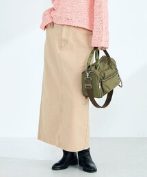 fredy emue | 細ベルト付きタイトスカート(デニムスカート)