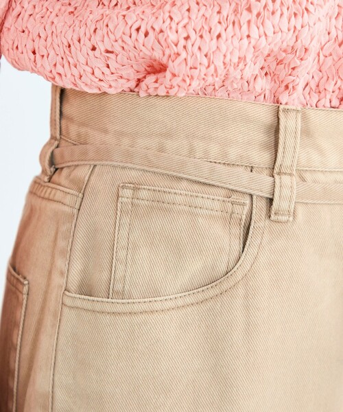 fredy emue（フレディエミュ）の「細ベルト付きタイトスカート（デニムスカート・レディース・グレー/ベージュ・36/38）」の21枚目の写真