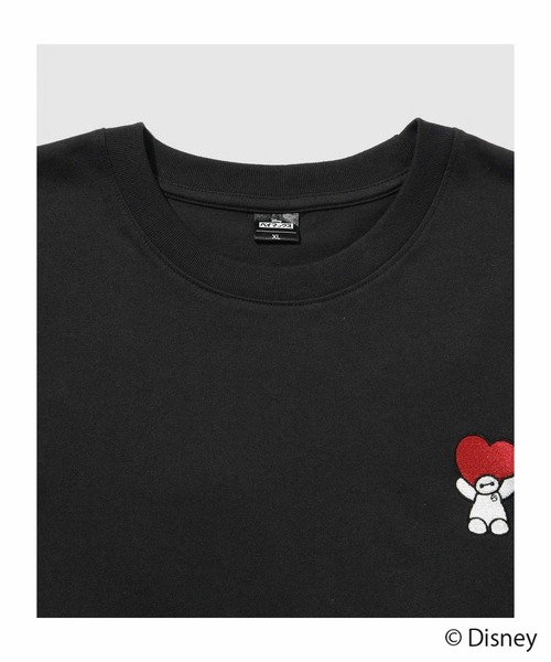 Disney(ディズニー)の「【Disney/ディズニー】【別注デザイン】ベイマックス ワッペン刺繍 ビッグシルエット 長袖Tシャツ(Tシャツ/カットソー・メンズ・スミクロ/オートミール・S/M/L/XL)」の6枚目の写真