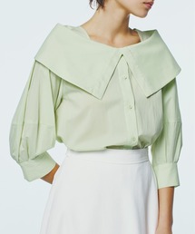 STRAWBERRY-FIELDS | リットタイプライター_ビッグカラーブラウス(シャツ/ブラウス)