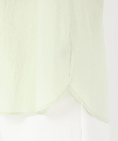 STRAWBERRY-FIELDS（ストロベリーフィールズ）の「リットタイプライター_ビッグカラーブラウス（シャツ/ブラウス・レディース・オフホワイト/ミント・2）」の13枚目の写真