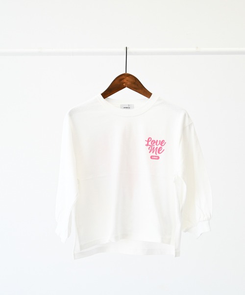 undeny.(アンディニ-)の「undeny/アンディニー Love me L/S Tシャツ(Tシャツ/カットソー・キッズ・サックスブルー/ホワイト・M/L/XL)」の9枚目の写真