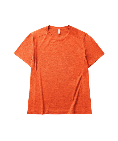 BUTTON SEOUL（ボタンソウル）の「[ウィメンズ]クイックドライセカンドスキンランニングテックTシャツ(6 COLORS)（Tシャツ/カットソー・レディース・パープル/オリーブ/ブラック/ピンク系その他/イエロー/オレンジ・M(48)/L(50)/S(46)）」の6枚目の写真