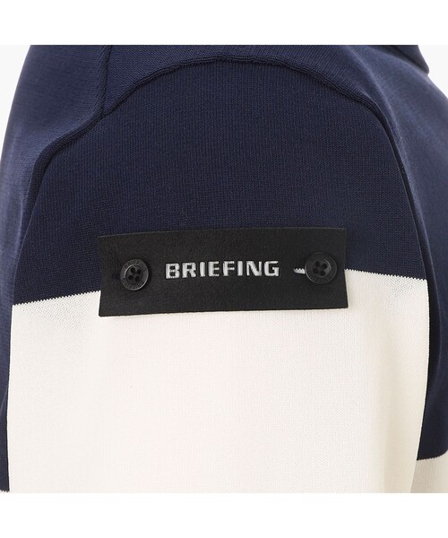 BRIEFING(ブリーフィング)の「【BRIEFING GOLF/ブリーフィングゴルフ】MEN'S WR BI-COLOR CREWNECK KNIT(Tシャツ/カットソー・メンズ・ネイビー/グリーン系その他2/ブラック・M/L)」の12枚目の写真