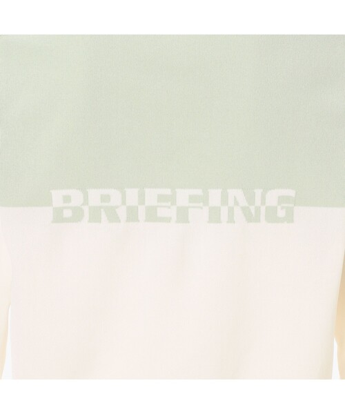 BRIEFING(ブリーフィング)の「【BRIEFING GOLF/ブリーフィングゴルフ】MEN'S WR BI-COLOR CREWNECK KNIT(Tシャツ/カットソー・メンズ・ネイビー/グリーン系その他2/ブラック・M/L)」の18枚目の写真