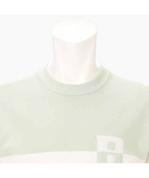 BRIEFING(ブリーフィング)の「【BRIEFING GOLF/ブリーフィングゴルフ】MEN'S WR BI-COLOR CREWNECK KNIT(Tシャツ/カットソー・メンズ・ネイビー/グリーン系その他2/ブラック・M/L)」の19枚目の写真