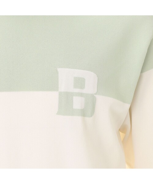BRIEFING(ブリーフィング)の「【BRIEFING GOLF/ブリーフィングゴルフ】MEN'S WR BI-COLOR CREWNECK KNIT(Tシャツ/カットソー・メンズ・ネイビー/グリーン系その他2/ブラック・M/L)」の20枚目の写真