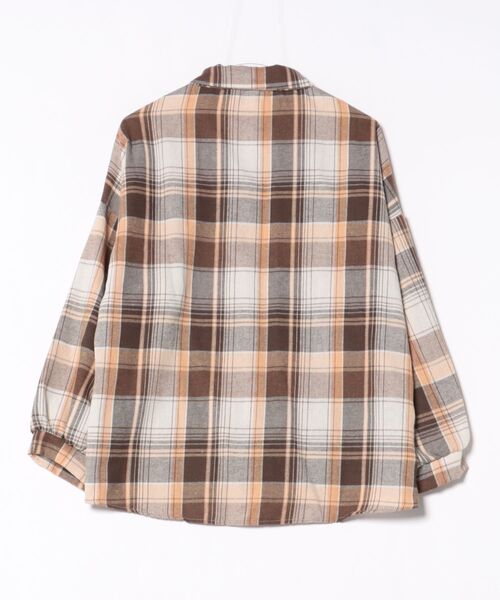 NO WAY(ノーウェイ)の「/レディース チェック柄シャツ(BDS)(シャツ/ブラウス・レディース・ブラウン/ブラック・FREE)」の12枚目の写真