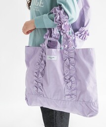 DRC branshes（ディーアールシーブランシェス）の「【DRC/WEB限定/通学シリーズ】フリルレッスンバッグ（トートバッグ）」
