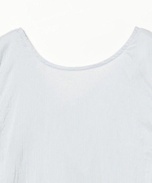 fennica（フェニカ）の「quitan / KHADI COTTON SILK SLEEVELESS TOP（シャツ/ブラウス・レディース・サックスブルー・ONE SIZE）」の3枚目の写真