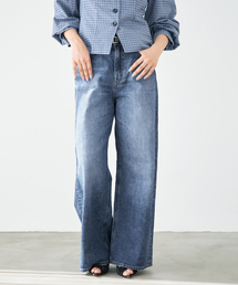 IENA | YANUK/ヤヌーク 別注 MARY Baggy straight デニムパンツ 57162501(デニムパンツ)