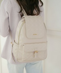 le reve vaniller（ル レーヴ ヴァニレ）の「オリジナル ハート キルティング ベルトフラップ リュック le reve vaniller（バックパック/リュック）」